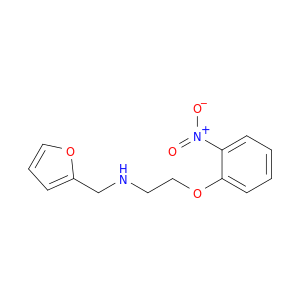 (2-FURYLMETHYL)[2-(2-NITROPHENOXY)ETHYL]AMINE
