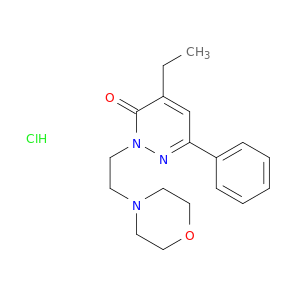 4-ethyl-2-[2-(morpholin-4-yl)ethyl]-6-phenylpyridazin-3(2h)-one hydrochloride(1:1)