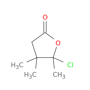 2(3H)-Furanone, 5-chlorodihydro-4,4,5-trimethyl-