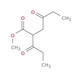 Hexanoic acid, 4-oxo-2-(1-oxopropyl)-, methyl ester