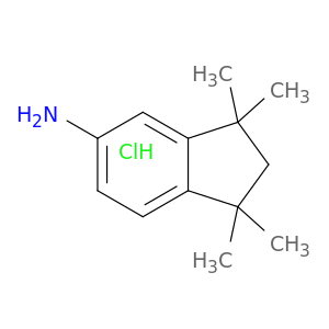1,1,3,3-tetramethyl-2,3-dihydro-1H-inden-5-amine hydrochloride