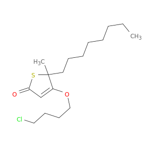 2(5H)-Thiophenone, 4-(4-chlorobutoxy)-5-methyl-5-octyl-