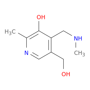 3-Pyridinemethanol, 5-hydroxy-6-methyl-4-[(methylamino)methyl]-