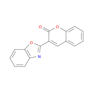 2H-1-Benzopyran-2-one, 3-(2-benzoxazolyl)-