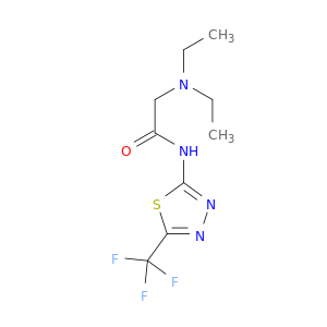 Acetamide, 2-(diethylamino)-N-[5-(trifluoromethyl)-1,3,4-thiadiazol-2-yl]-