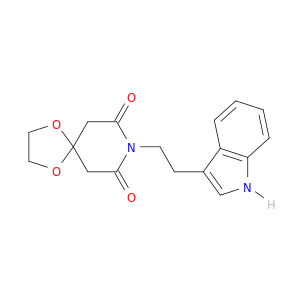 8-[2-(1h-indol-3-yl)ethyl]-1,4-dioxa-8-azaspiro[4.5]decane-7,9-dione