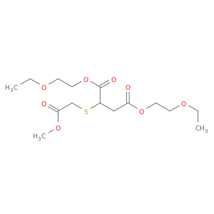 Butanedioic acid, [(2-methoxy-2-oxoethyl)thio]-, bis(2-ethoxyethyl) ester
