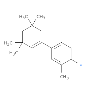 1-(4-氟-3-甲苯基)-3,3,5,5-四甲基环己烯