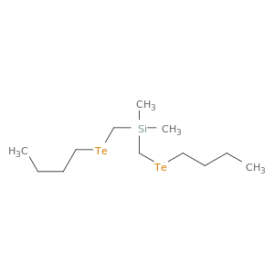 Silane, bis[(butyltelluro)methyl]dimethyl-