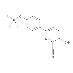 2-Pyridinecarbonitrile, 3-methyl-6-[4-(trifluoromethoxy)phenyl]-