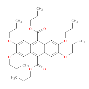 9,10-Anthracenedicarboxylic acid, 2,3,6,7-tetrapropoxy-, dipropyl ester
