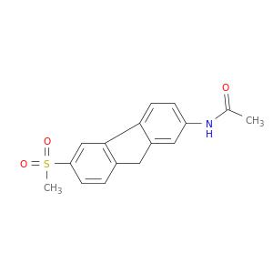 Acetamide, N-[6-(methylsulfonyl)-9H-fluoren-2-yl]-