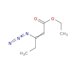 2-Pentenoic acid, 3-azido-, ethyl ester