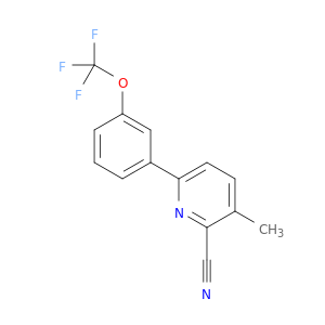 2-Pyridinecarbonitrile, 3-methyl-6-[3-(trifluoromethoxy)phenyl]-