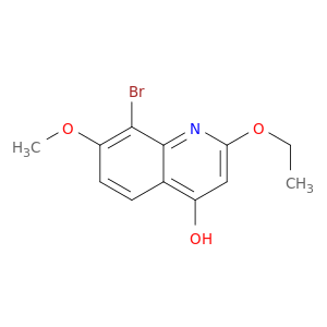 4-Quinolinol, 8-bromo-2-ethoxy-7-methoxy-