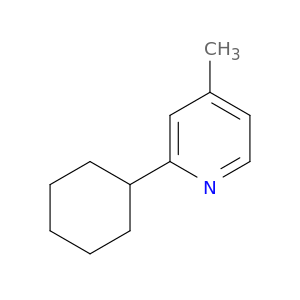 2-cyclohexyl-4-methylpyridine