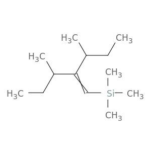 Silane, trimethyl[3-methyl-2-(1-methylpropyl)-1-pentenyl]-