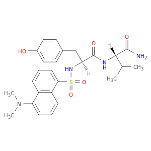 L-Valinamide, N-[[5-(dimethylamino)-1-naphthalenyl]sulfonyl]-L-tyrosyl-