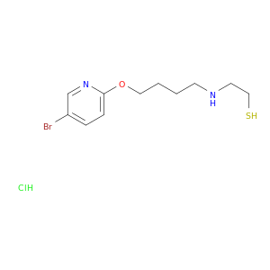2-({4-[(5-bromopyridin-2-yl)oxy]butyl}amino)ethanethiol hydrochloride(1:1)