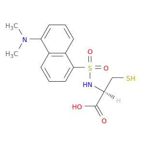 L-Cysteine, N-[[5-(dimethylamino)-1-naphthalenyl]sulfonyl]-