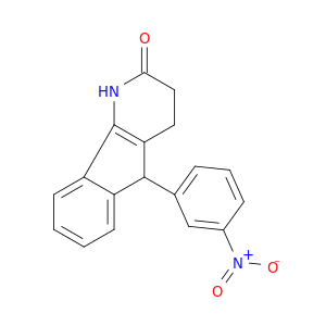 2H-Indeno[1,2-b]pyridin-2-one, 1,3,4,5-tetrahydro-5-(3-nitrophenyl)-