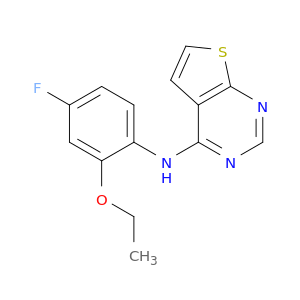 Thieno[2,3-d]pyrimidin-4-amine, N-(2-ethoxy-4-fluorophenyl)-