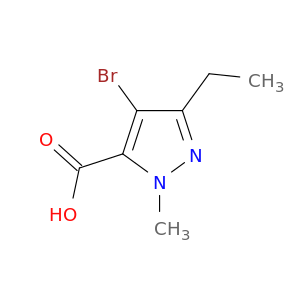 4-BROMO-3-ETHYL-1-METHYL-1H-PYRAZOLE-5-CARBOXYLIC ACID