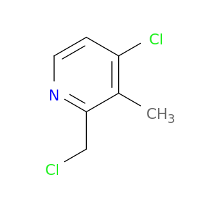 Pyridine, 4-chloro-2-(chloromethyl)-3-methyl-