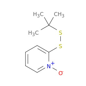 Pyridine, 2-[(1,1-dimethylethyl)dithio]-, 1-oxide