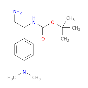 tert-Butyl N-{2-Amino-1-[4-(dimethylamino)phenyl]ethyl}carbamate