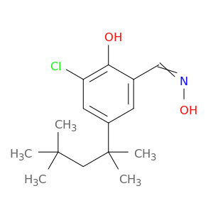 Benzaldehyde, 3-chloro-2-hydroxy-5-(1,1,3,3-tetramethylbutyl)-, oxime