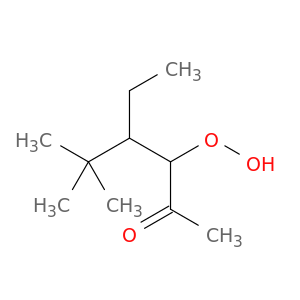 2-Hexanone, 4-ethyl-3-hydroperoxy-5,5-dimethyl-
