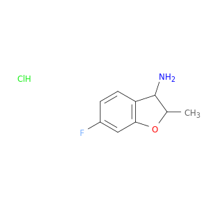 6-fluoro-2-methyl-2,3-dihydro-1-benzofuran-3-amine hydrochloride