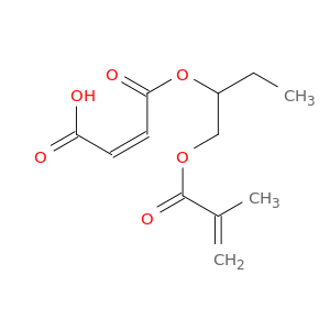 2-Butenedioic acid(2Z)-, mono[1-[[(2-methyl-1-oxo-2-propenyl)oxy]methyl]propyl] ester (9CI)