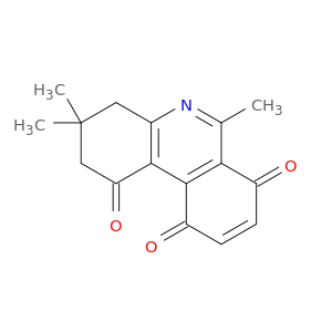 1,7,10(2H)-Phenanthridinetrione, 3,4-dihydro-3,3,6-trimethyl-
