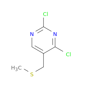 Pyrimidine, 2,4-dichloro-5-[(methylthio)methyl]-
