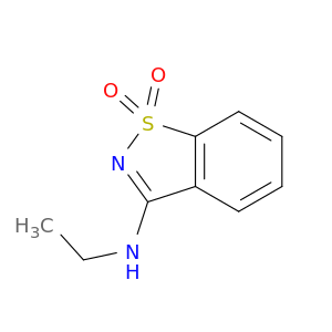 N-ETHYL-9,9-DIOXO-9-THIA-8-AZABICYCLO[4.3.0]NONA-1,3,5,7-TETRAEN-7-AMINE
