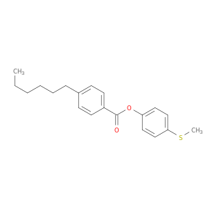 Benzoic acid, 4-hexyl-, 4-(methylthio)phenyl ester