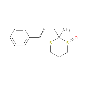 1,3-Dithiane, 2-methyl-2-(3-phenyl-2-propenyl)-, 1-oxide