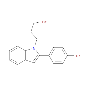1H-Indole, 2-(4-bromophenyl)-1-(3-bromopropyl)-