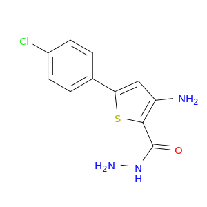 3-Amino-5-(4-chlorophenyl)thiophene-2-carbohydrazide