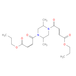 PROPYL 4-[2,5-DIMETHYL-4-(3-PROPOXYCARBONYLPROP-2-ENOYL)PIPERAZIN-1-YL]-4-OXO-BUT-2-ENOATE