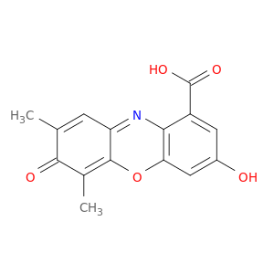 3H-Phenoxazine-9-carboxylic acid, 7-hydroxy-2,4-dimethyl-3-oxo-