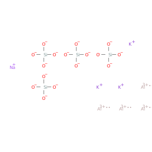 硅酸(H4SIO4),铝钾钠盐(4：4：3：1)