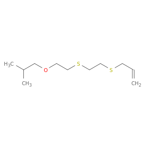 1-Propene, 3-[[2-[[2-(2-methylpropoxy)ethyl]thio]ethyl]thio]-