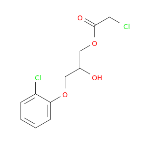Acetic acid, chloro-, 3-(chlorophenoxy)-2-hydroxypropyl ester