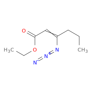2-Hexenoic acid, 3-azido-, ethyl ester