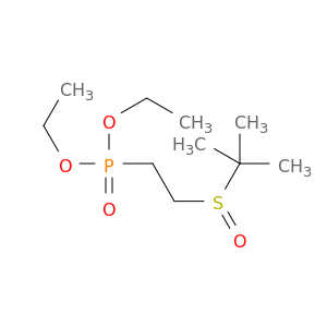 Phosphonic acid, [2-[(1,1-dimethylethyl)sulfinyl]ethyl]-, diethyl ester