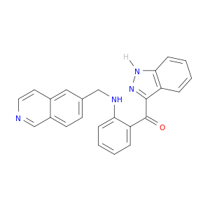 Methanone, 1H-indazol-3-yl[2-[(6-isoquinolinylmethyl)amino]phenyl]-
