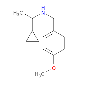 (1-cyclopropylethyl)[(4-methoxyphenyl)methyl]amine